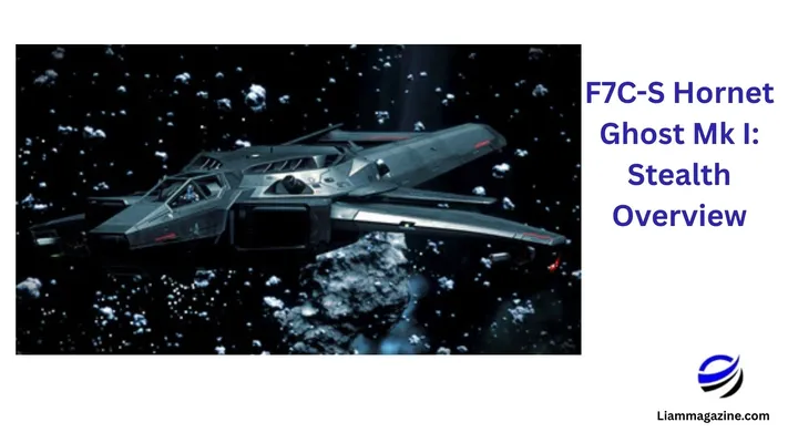 F7C-S Hornet Ghost Mk I stealth fighter in asteroid field, Star Citizen gameplay, space combat overview