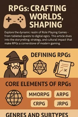 Fantasy RPG battle scene with adventurers fighting a dragon near a ruined castle under a stormy sky.